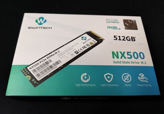 Biwintech NX500 512GB PCIe NVME M.2 SSD