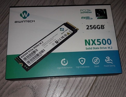 Biwintech NX500 256GB PCIe NVME M.2 SSD