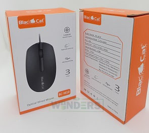 BlackCat BC-M10 Office Optical USB Wired Mouse