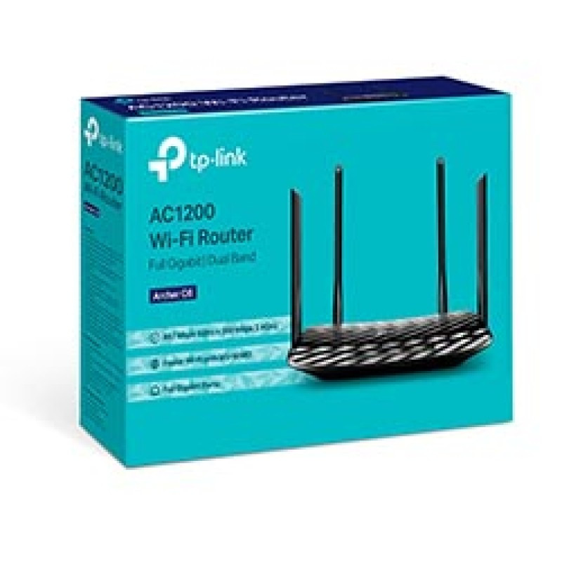 TP-Link Archer C6 AC1200 Wireless MU-MIMO Gigabit Router