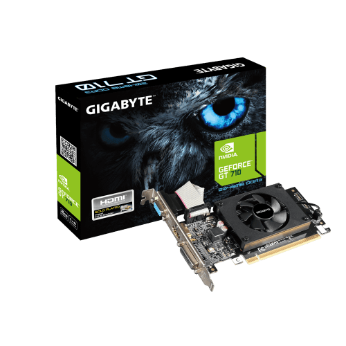 GIGABYTE GT 710 2GB DDR3 GRAPHICS CARD