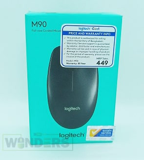 Logitech M90 USB Contoured Shape MOUSE