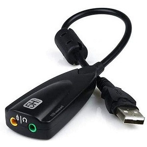 USB Sound Card 7.1 Adapter 5HV2 3D Audio