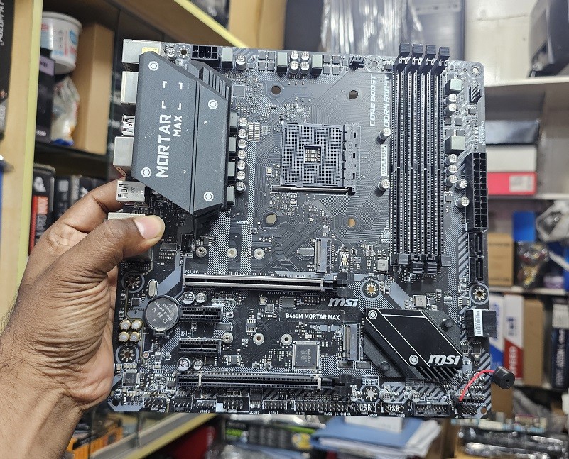 B450M Mortar Max Socket AM4 DDR4 Motherboard 100% Fresh