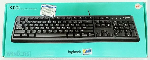 Logitech K120 Usb Keyboard With Bangla Black